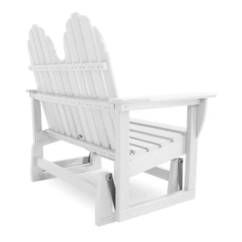 Polywood adirondack glider outlet bench