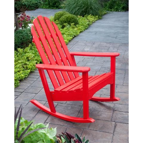 Poly adirondack rocking online chairs