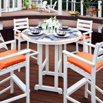 Durable POLYWOOD® & Poly Lumber Bar Tables for Stylish Outdoor Spaces