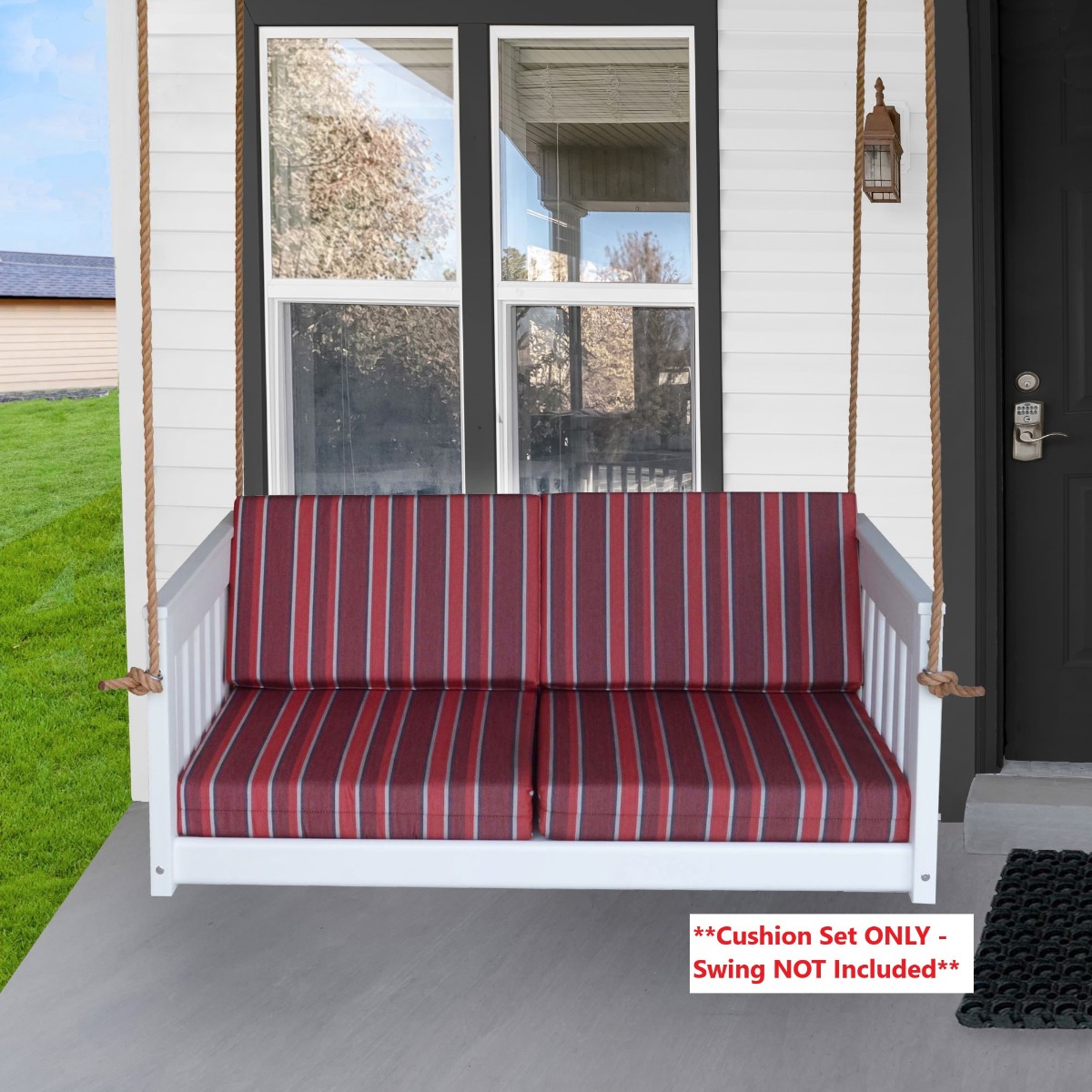 A&L Furniture Outdoor Full Bench Cushions