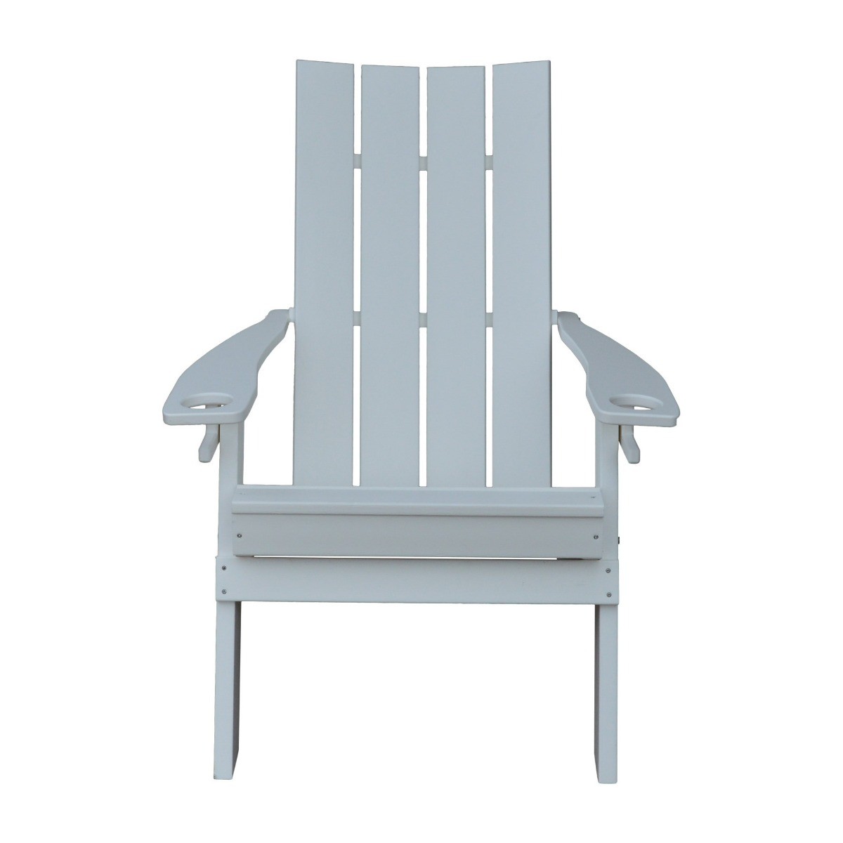 A&L Furniture Poly Hampton Adirondack Chair With Cupholders - Foldable ...