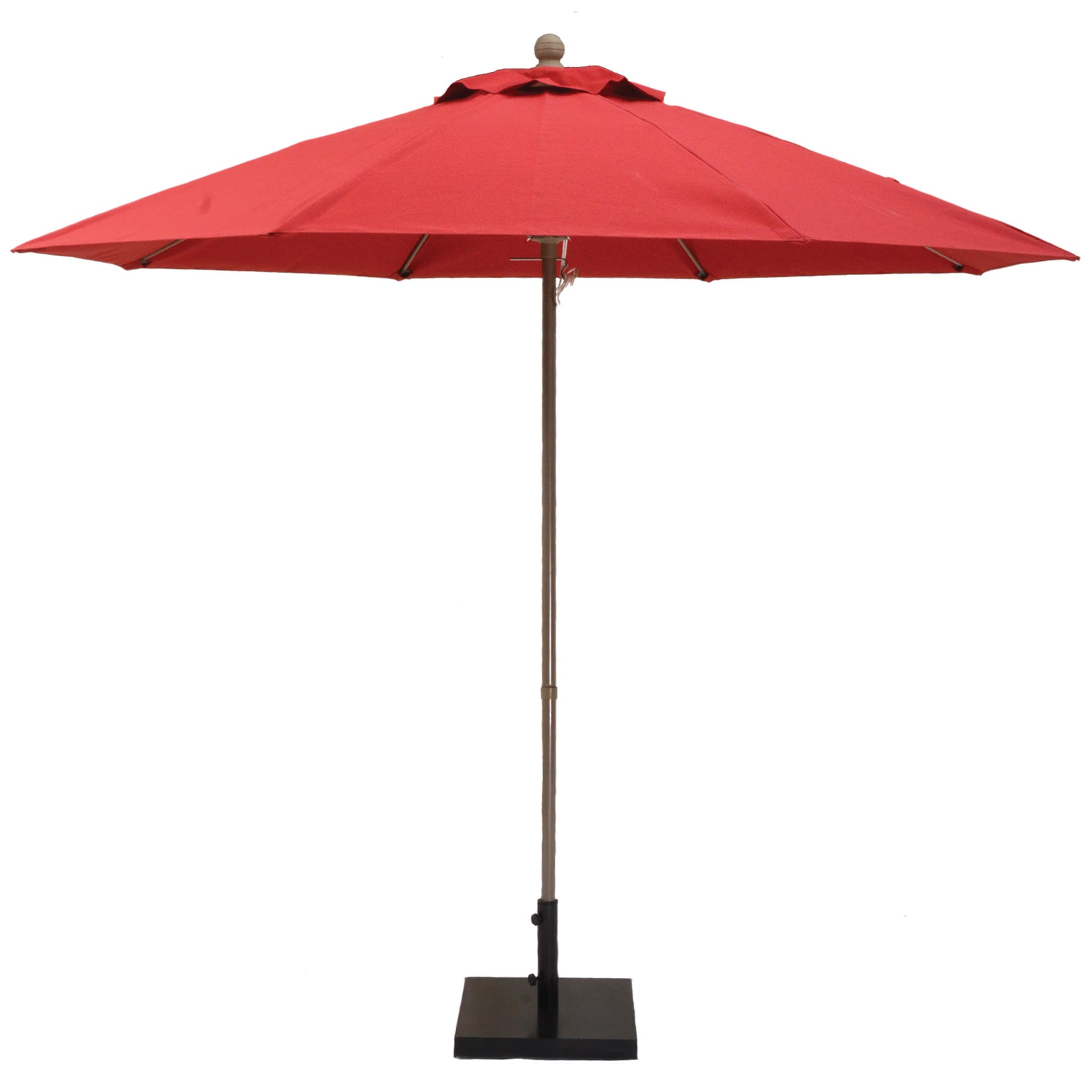 Premium 9 Ft Outdoor Umbrella - Heavy Duty Aluminum Market Umbrella