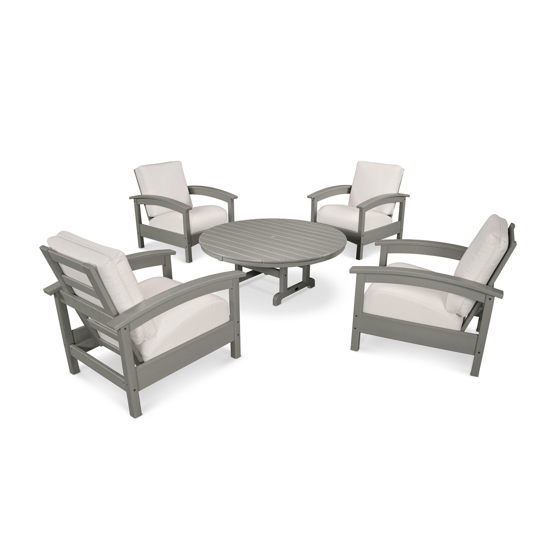 rockport 5 piece dining set with cushions