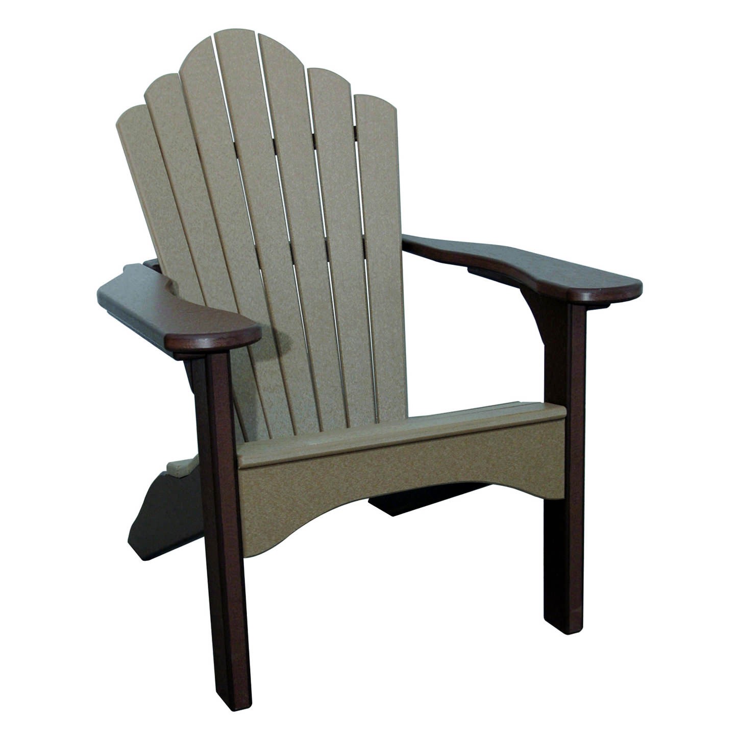 Amish Poly Snuggle Back Adirondack Chair Sold in Pairs