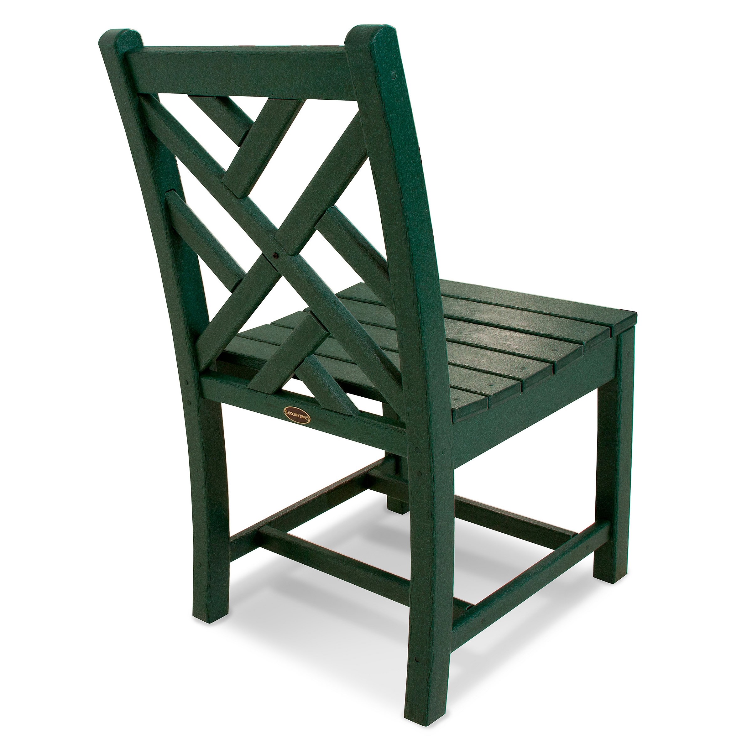 Garden Chairs Swings Benches Polywood Cdd100gr Chippendale Dining Side Chair In Green Garden Patio Msslogistic Co Tz