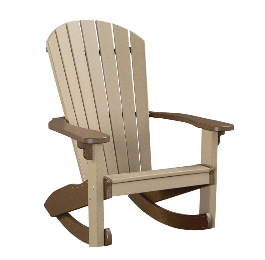 Amish adirondack rocking discount chairs