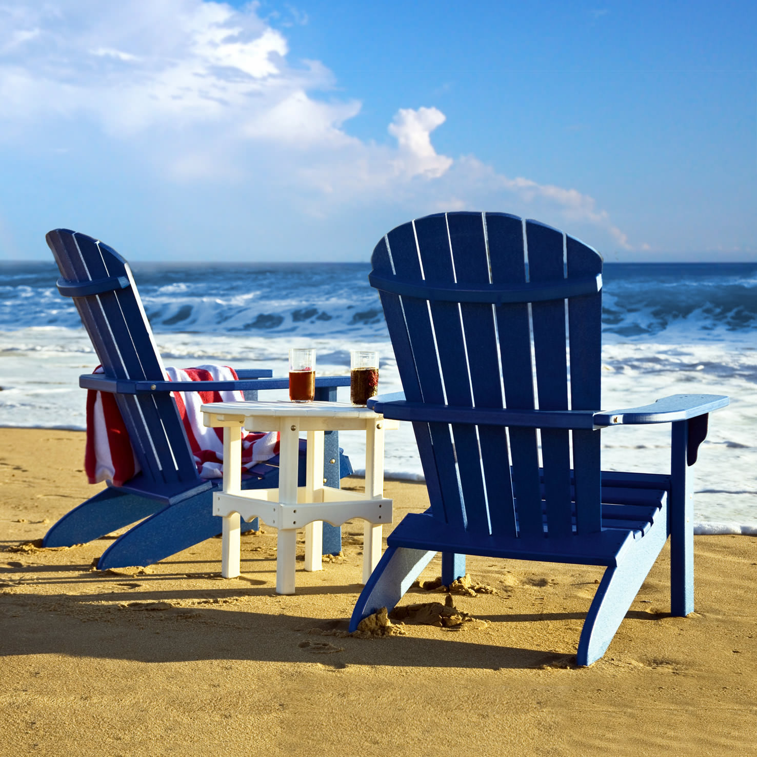 Amish poly best sale adirondack chairs