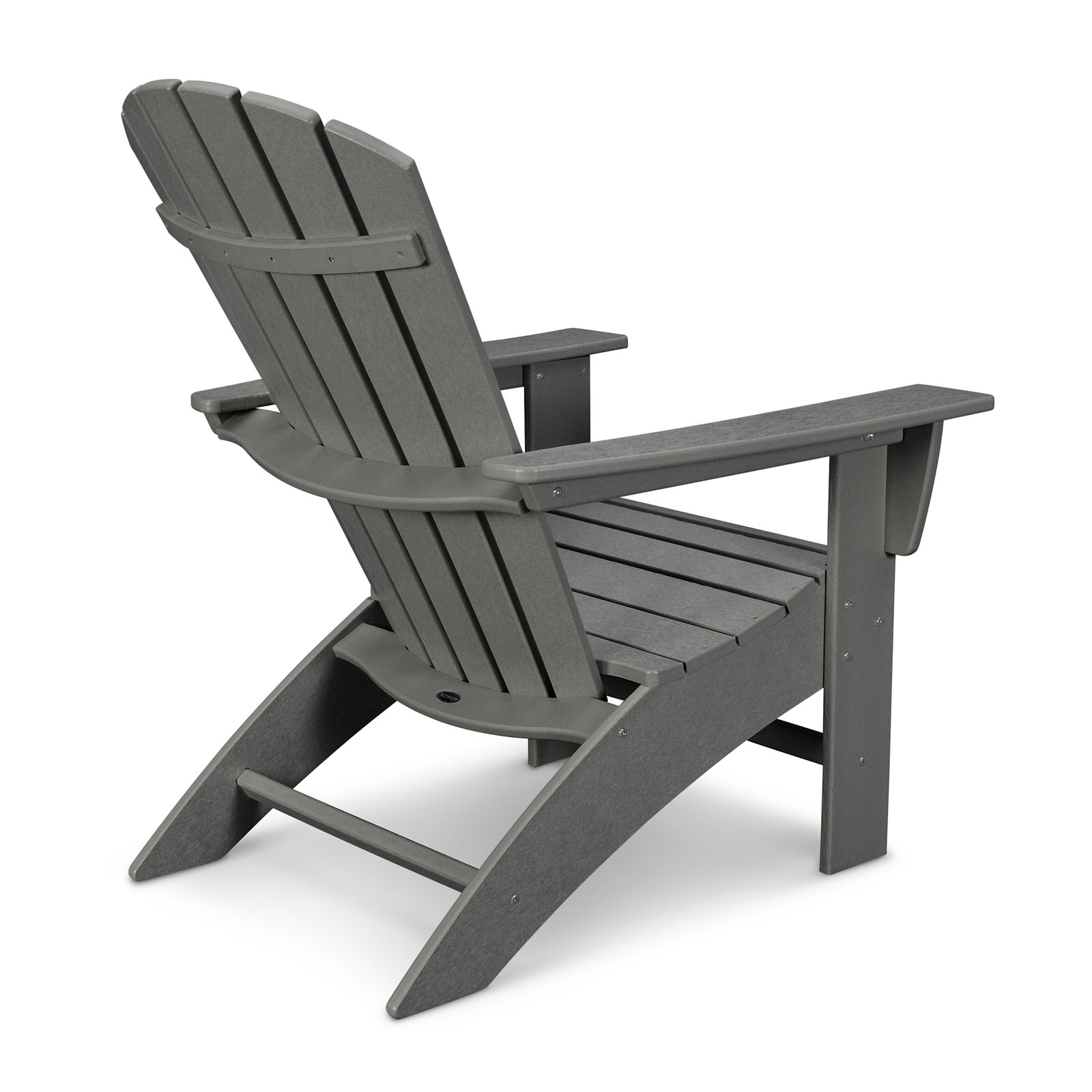 Polywood grant park discount traditional curveback adirondack chair