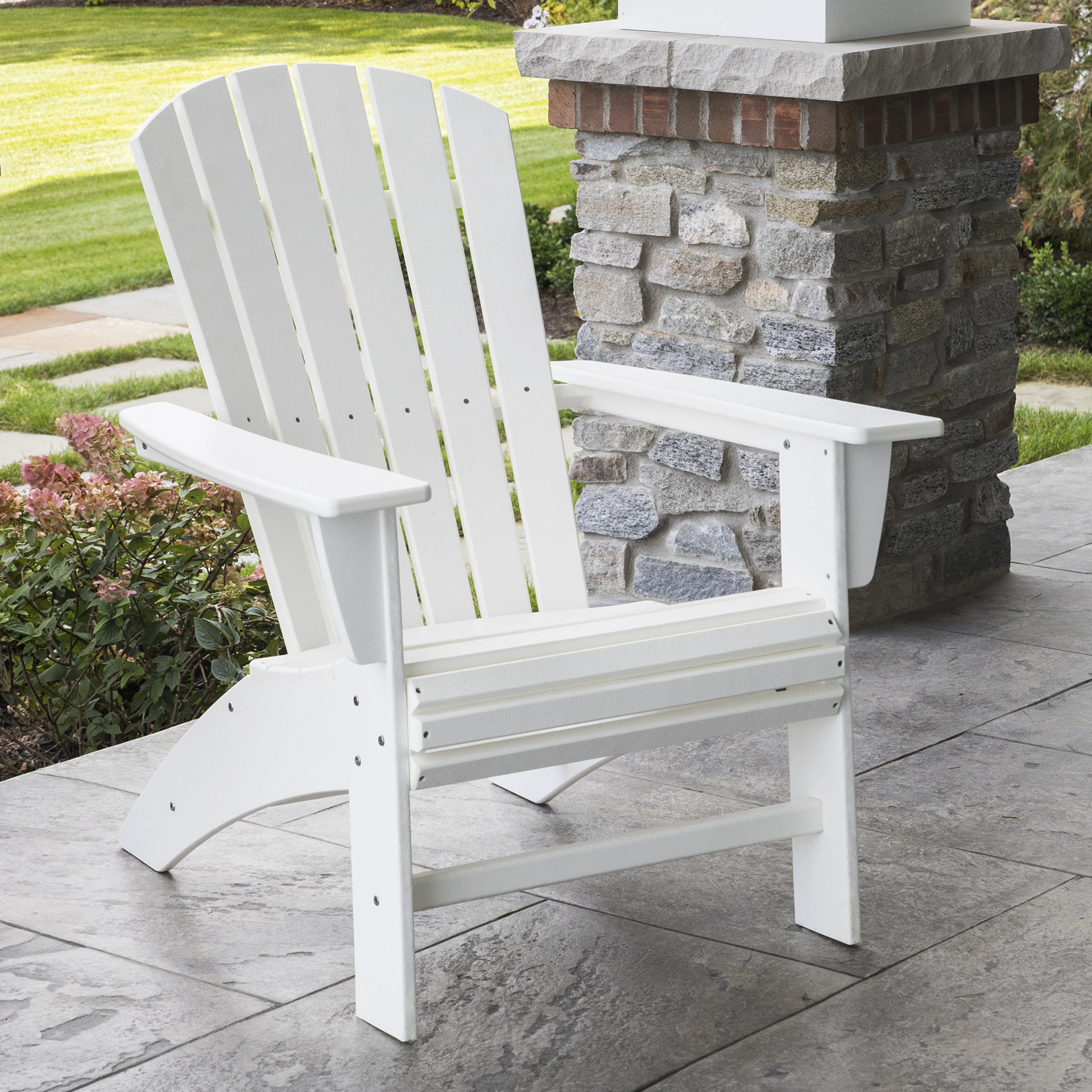 nautical curveback adirondack chair