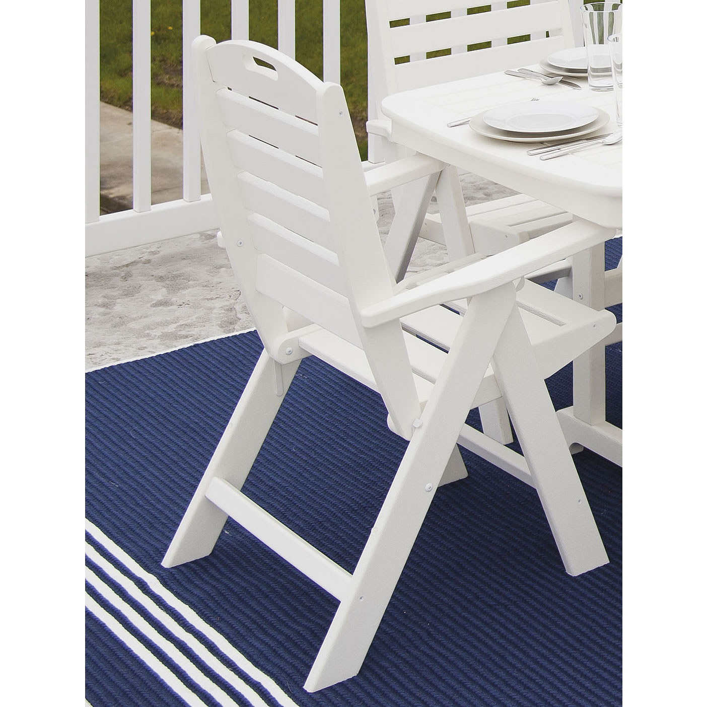 POLYWOOD Nautical Highback Chair