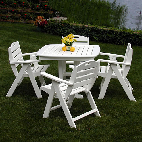 Polywood nautical shop dining set