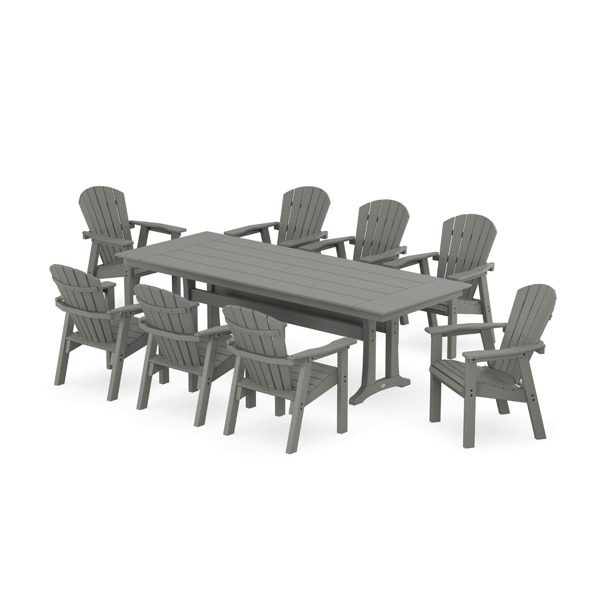 Enhance Your Outdoor Dining Experience with POLYWOOD Seashell 9-Piece ...