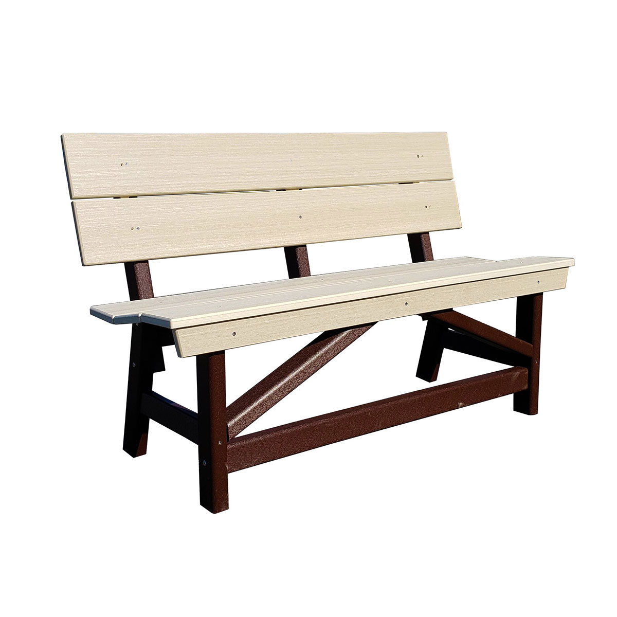 Perfect Choice Stanton Standard Dining Height Bench with Back